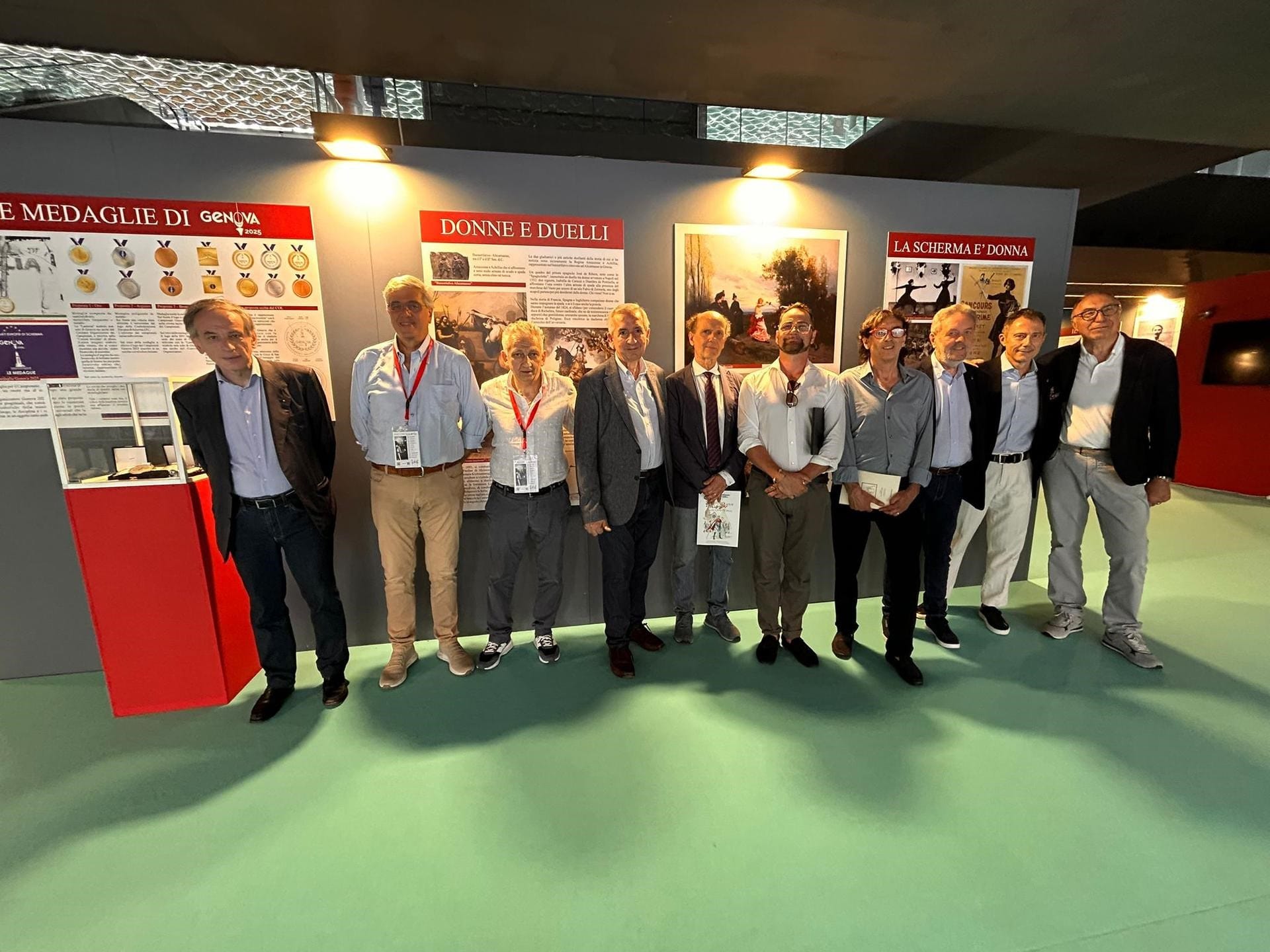 Agli Europei di Genova in mostra le torce olimpiche Sport e Fair Play: due premi speciali al Palasport