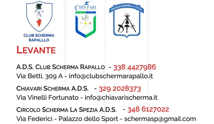 Scherma over 65 Ponente